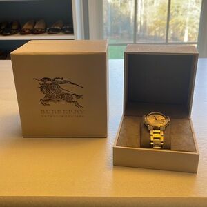 Burberry stainless steel watch